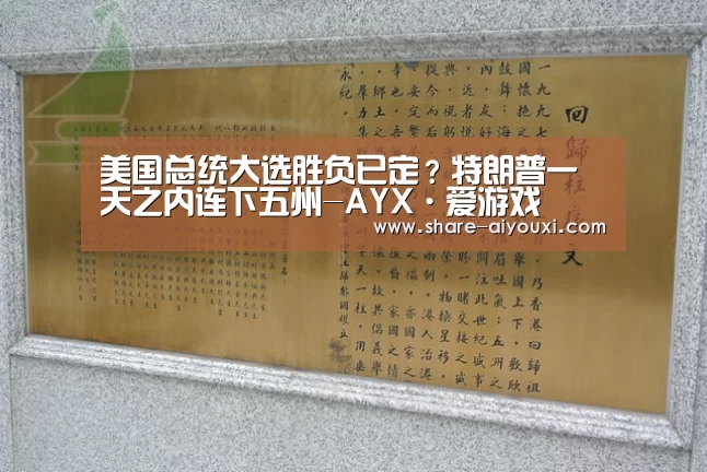美国总统大选胜负已定？特朗普一天之内连下五州-AYX·爱游戏(图3)